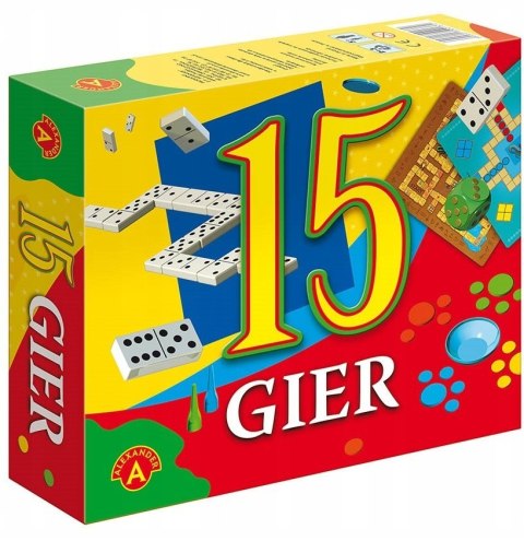 15 Gier Gry Planszowe Alexander Zestaw Gier