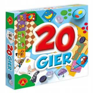 20 Gier Alexander Warcaby Młynek Pchełki Domino
