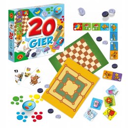 20 Gier Alexander Warcaby Młynek Pchełki Domino