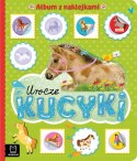 Album z naklejkami. Urocze kucyki Konie Aksjomat