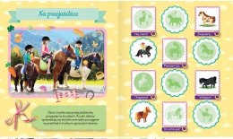 Album z naklejkami. Urocze kucyki Konie Aksjomat