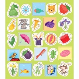 Elementarz Czterolatka Nauka, Zabawa, Naklejki Aksjomat