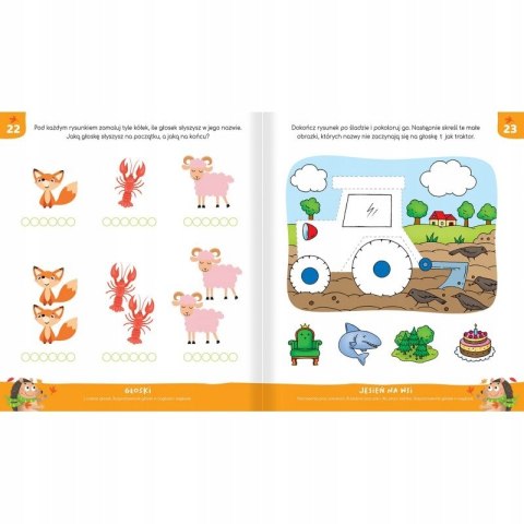 Elementarz Sześciolatka Nauka, Zabawa, Naklejki Aksjomat