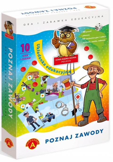 Gra Edukacyjna Układanka Poznaj Zawody Alexander