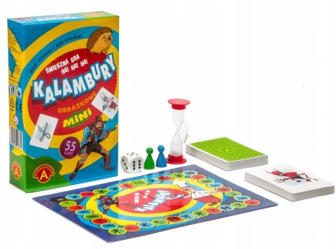 Gra Kalambury Obrazkowe Mini Alexander 55 Kart 5+