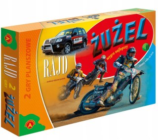 Gra Planszowa 2w1 Rajd Dakar Żużel Alexander