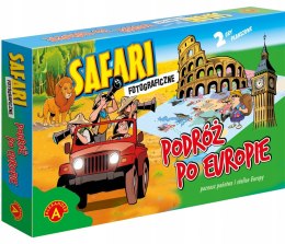 Gra Planszowa 2w1 Safari Podróż do Europy Alexande