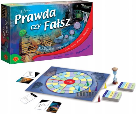 Gra Planszowa Alexander Prawda czy Fałsz Quiz