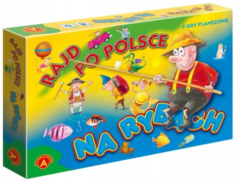 Gra Planszowa Rajd po Polsce Na Rybach Alexander
