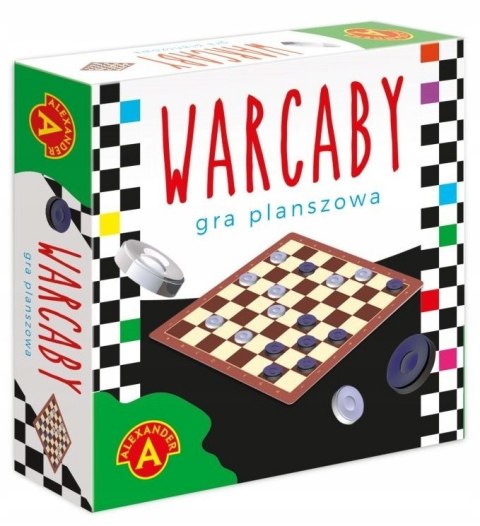 Gra Planszowa Warcaby Podróżna Mikro Alexander