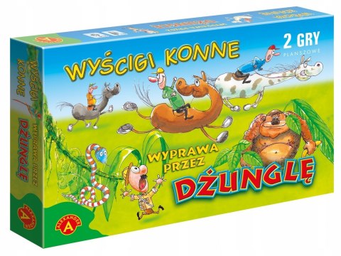 Gra Planszowa Wyścigi Konne Wyprawa 2w1 Alexander