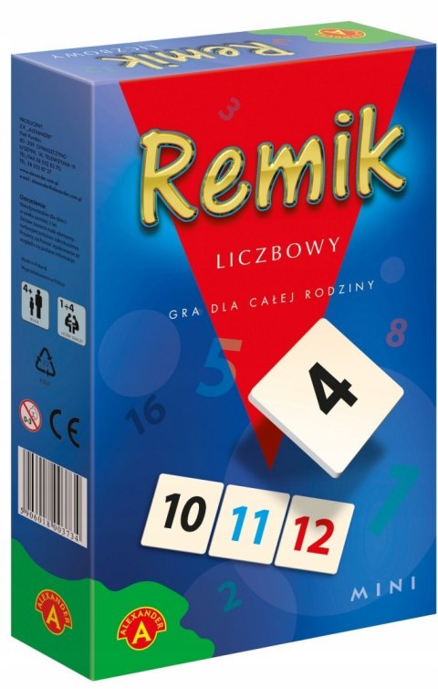 Gra Remik Liczbowy Mini Alexander Logiczna