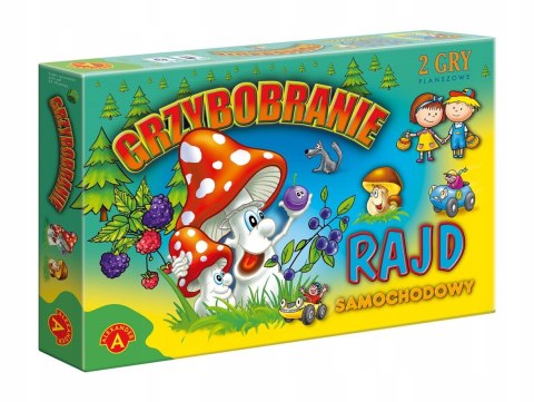 Grzybobranie Rajd 2 Gry Planszowe 2w1 Alexander