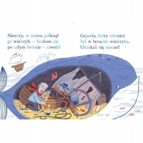 Już czytam sam Pinokio Sylaby Duże Litery Aksjomat