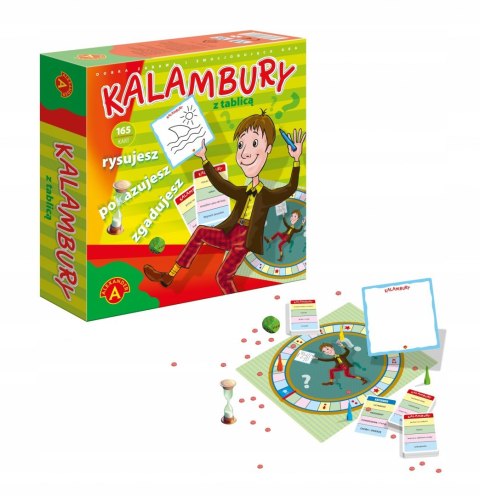 Kalambury z Tablicą Alexander 165 Kart Rodzinna