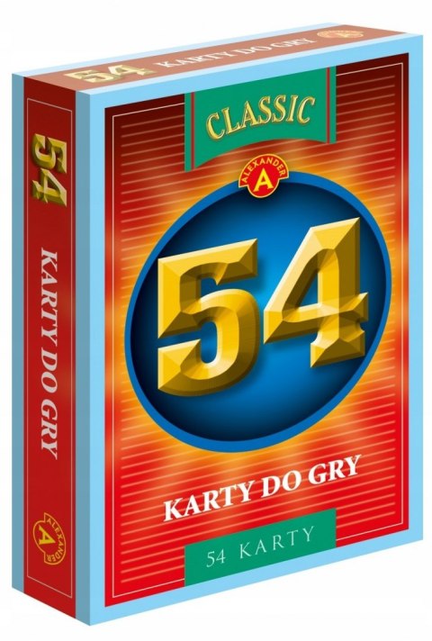 Karty do Gry Talia 54 Sztuki Poker Alexander