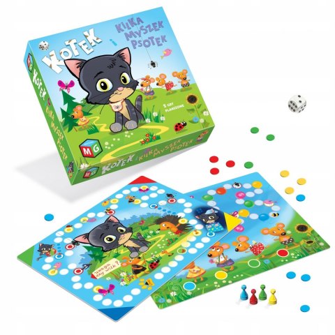 Kotek i Kilka Myszek Psotek Gra Planszowa Multigra
