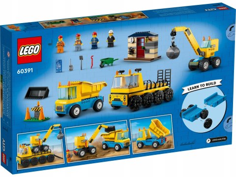 Lego City 60391 Pojazdy budowlane Plac budowy Lego City 60391 Pojazdy budowlane Plac budowy