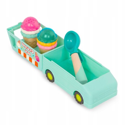 Lodziarnia na kółkach z magnetyczną łyżką do lodów