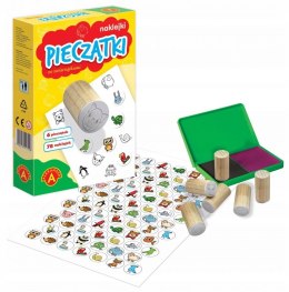 Małe Pieczątki Naklejki ze Zwierzątkami Alexander