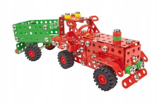 Mały Konstruktor Farmer Traktor Przyczepą Alexande