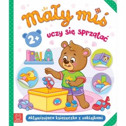 Mały Miś Uczy się Sprzątać Książeczka z Naklejkami Aksjomat
