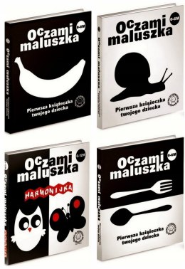 Oczami Maluszka zestaw 4 Książeczek Kontrastowych