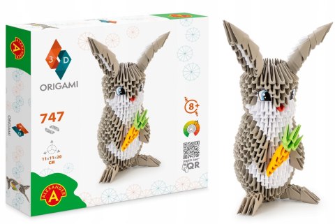 Papier do Origami 3D Królik Alexander