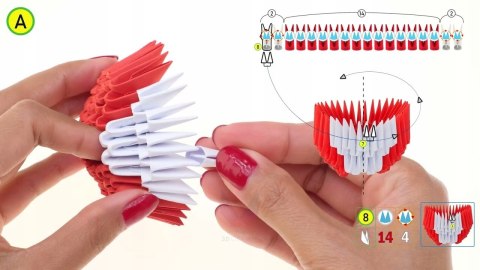 Papier do Origami 3D Lisek Alexander