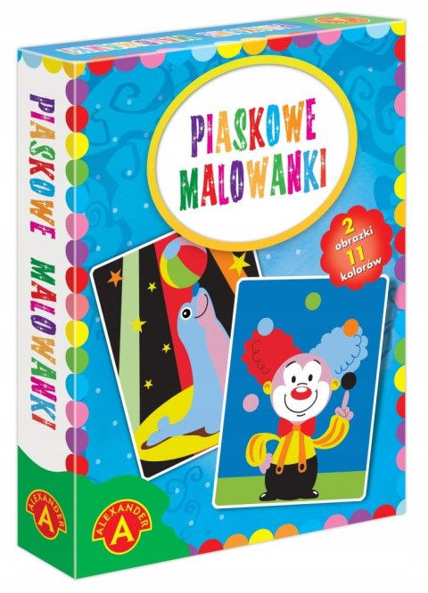 Piaskowe Malowanki Foka Klaun Piaskowa Alexander