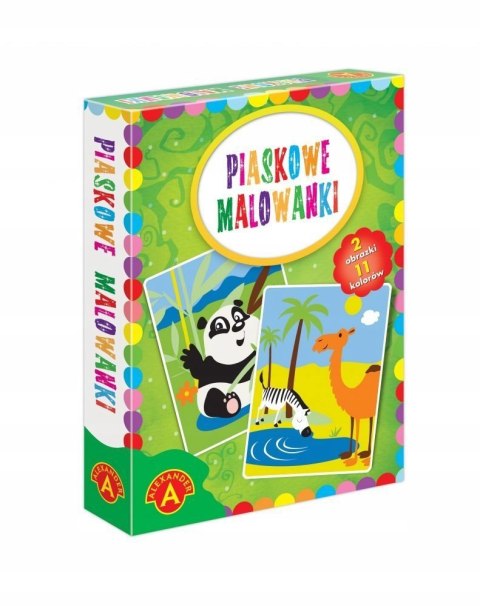 Piaskowe Malowanki Panda i Wielbłąd Alexander