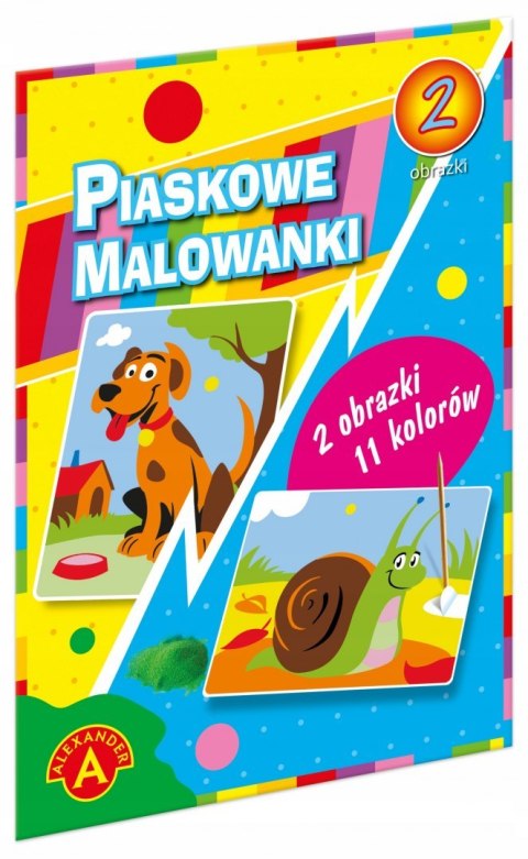Piaskowe Malowanki Pies Ślimak Piaskowa Alexander