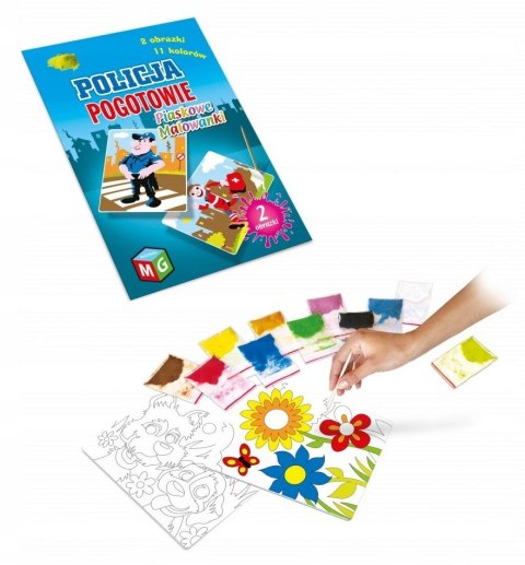 Piaskowe Malowanki Policja Pogotowie Multigra