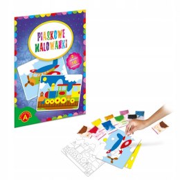 Piaskowe Malowanki Samolot Pociąg Alexander