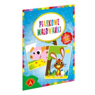 Piaskowe Malowanki Świnka Królik Alexander