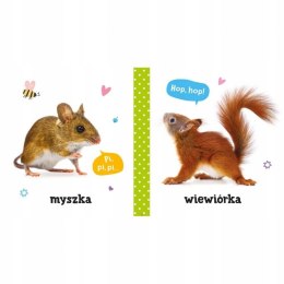 Pierwsze Słowa i Dźwięki Zwierzęta Książeczka Aksjomat