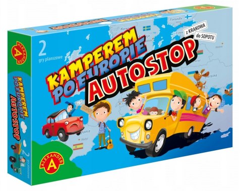 Planszowa Kamperem po Europie Autostop Alexander