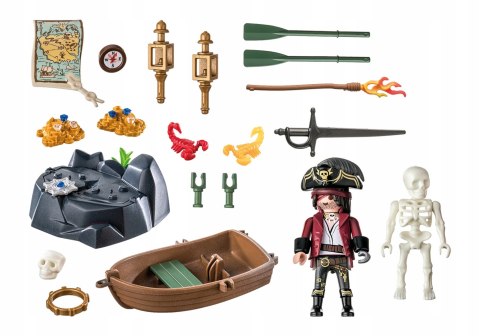 Playmobil 71254 Starter Pack Pirat z łodzią