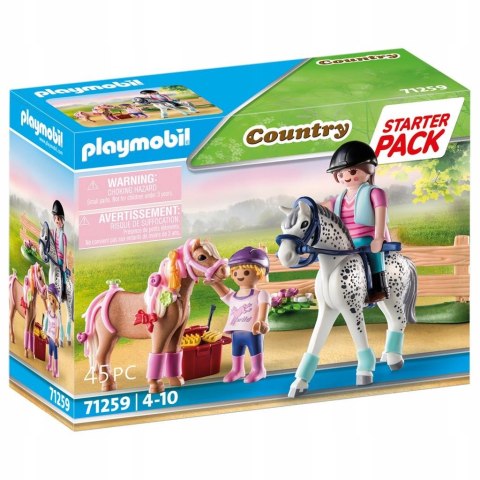 Playmobil 71259 Starter Pack Pielęgnacja koni
