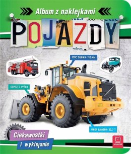 Pojazdy. Album z Naklejkami Wyklejanki Naklejki Aksjomat