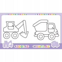 Pojazdy Kolorowanka Malucha 2+ Gruby Obrys Aksjomat