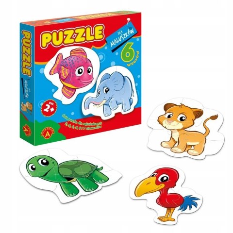 Puzzle dla Maluszków Zwierzęta 2 Baby Alexander 2+