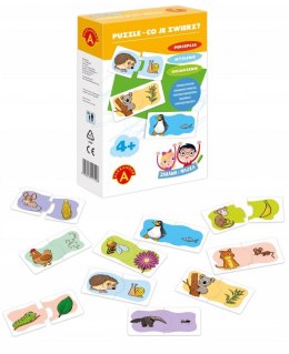 Puzzle do Pary Co Je Zwierz Zabawa Nauka Alexander