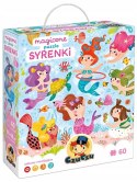 Puzzle magiczne Syrenki 60 elementów CzuCzu