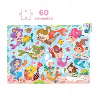 Puzzle magiczne Syrenki 60 elementów CzuCzu
