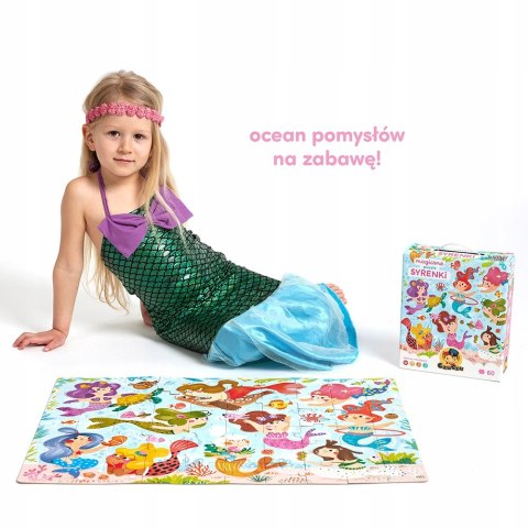 Puzzle magiczne Syrenki 60 elementów CzuCzu