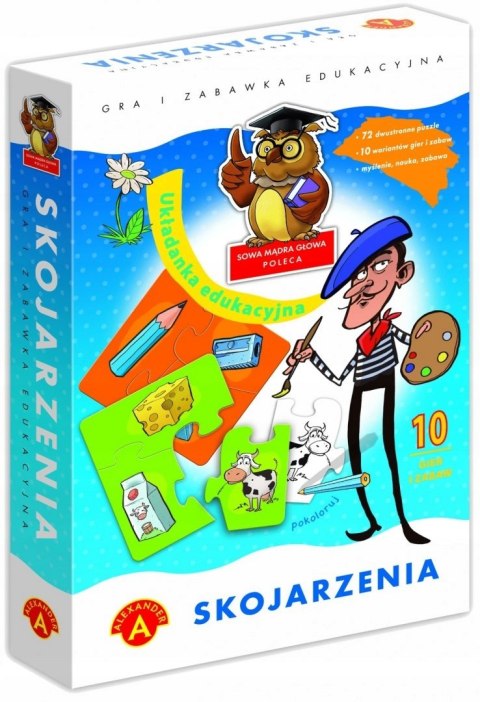 Skojarzenia Układanka Gra edukacyjna Alexander 3+