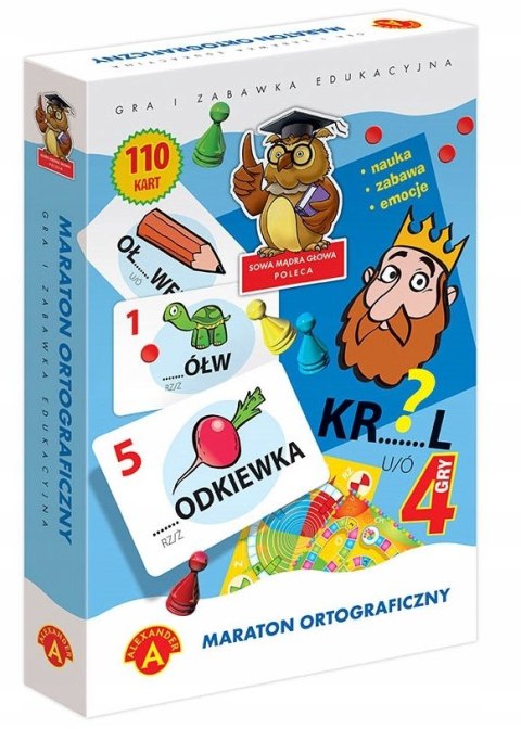 Sowa Mądra Głowa Maraton Ortograficzny Alexander