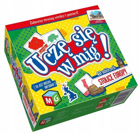 Stolice Europy Uczę się w Mig Edukacyjna Multigra