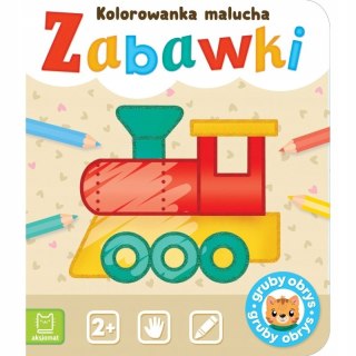 Zabawki Kolorowanka Malucha 2+ Gruby Obrys Aksjomat